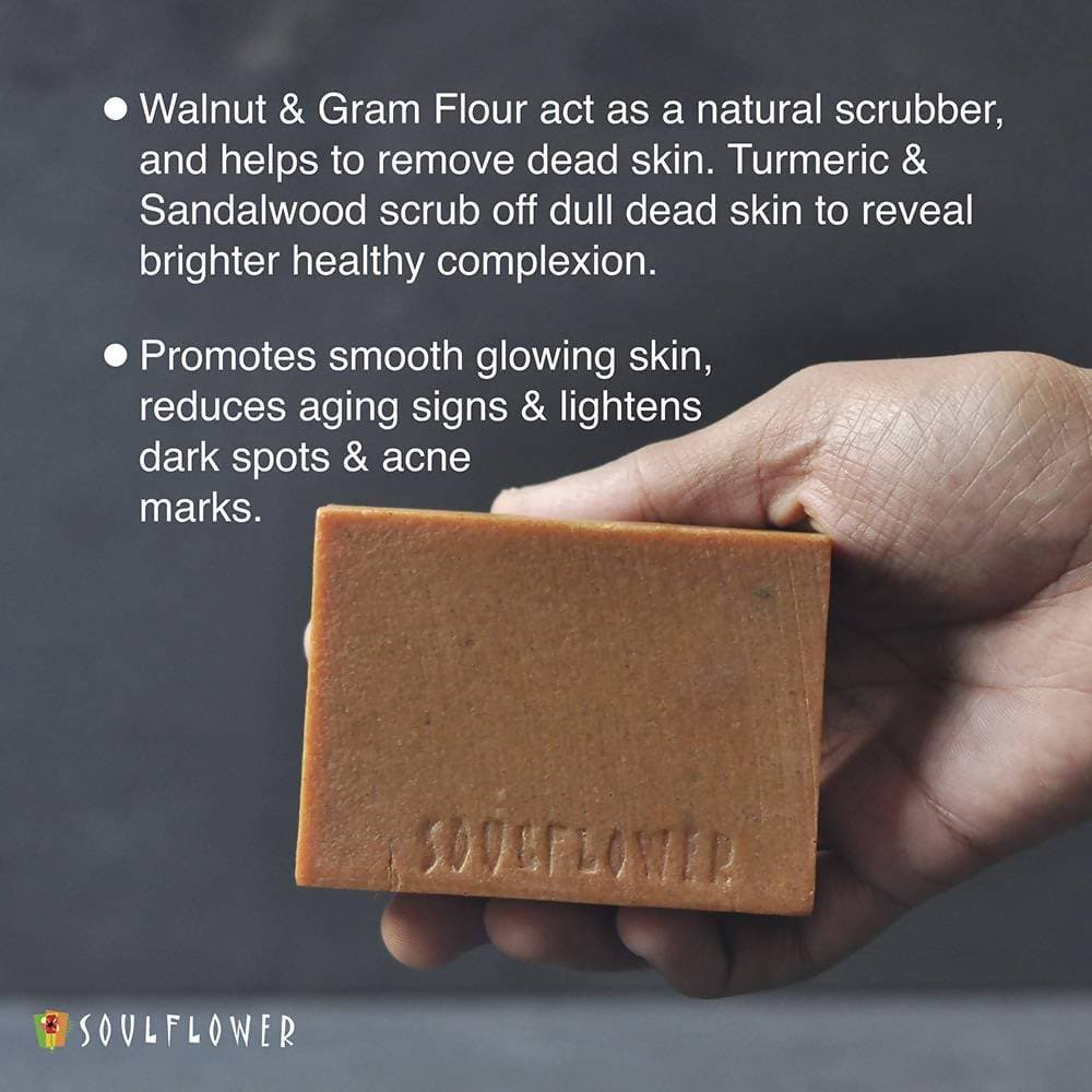 Soulflower Cleansing Sandalwood Soap - Distacart