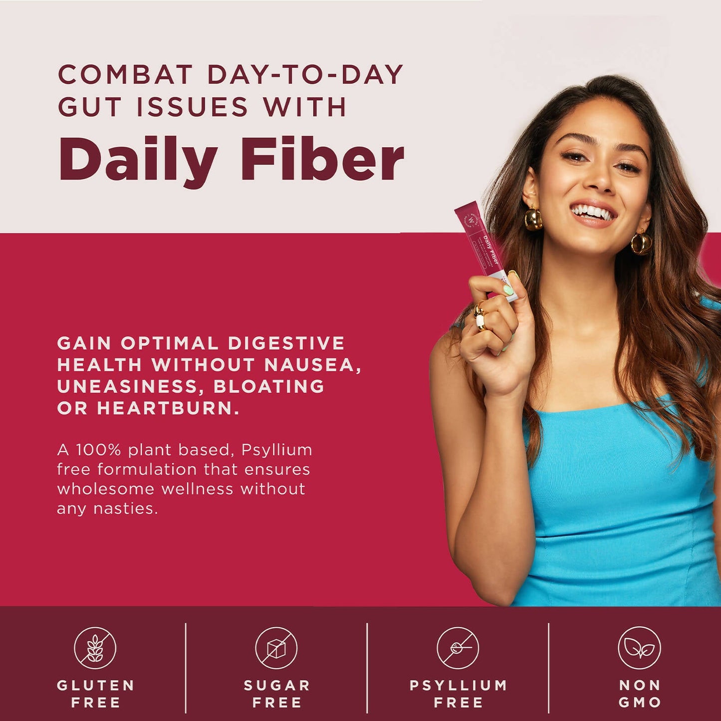 Wellbeing Nutrition Daily Fiber Powder-Vanilla Berry Flavor - Distacart