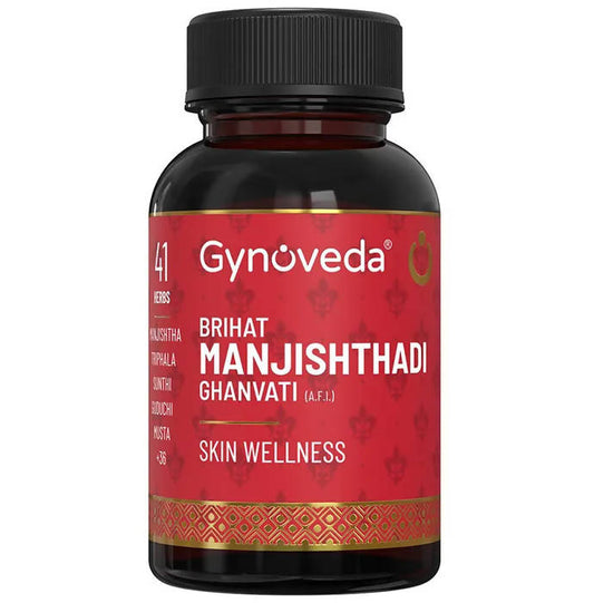 Gynoveda Brihat Manjishthadi Ghanvati Tablets