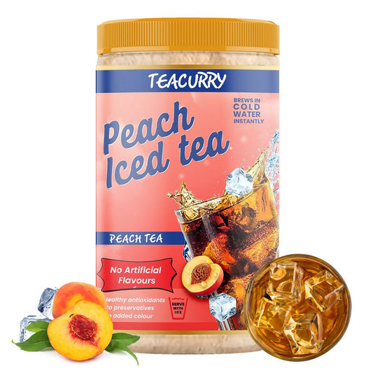 Teacurry Peach Instant Iced Tea Mix - Distacart