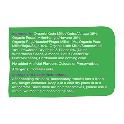 Early Foods Organic Sattu Maavu Porridge Mix