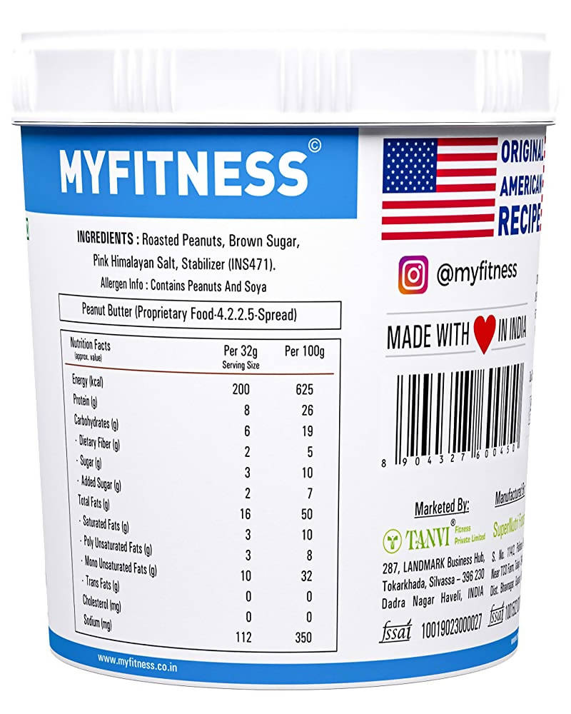 Myfitness Original Peanut Butter Crunchy - Distacart