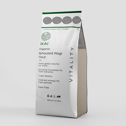 4 - Organic Sprouted Ragi Atta - 500 gm