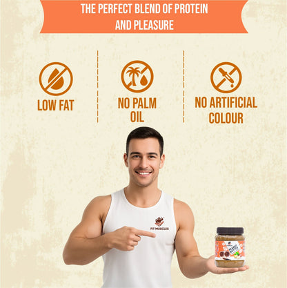 Fit Muscles Original Classic Peanut Butter Crunchy - with Rich Protein