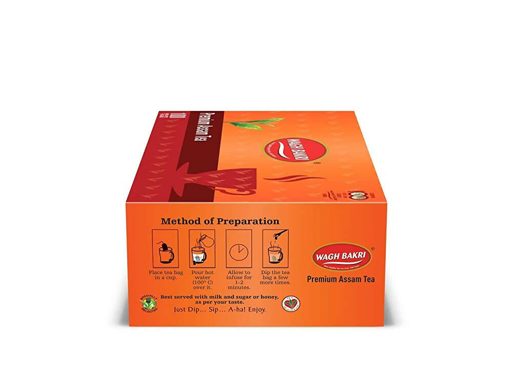 Wagh Bakri Premium Assam Tea Bags - Distacart