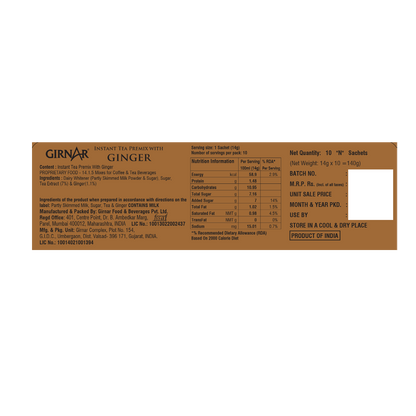 Girnar Instant Tea Premix With Ginger