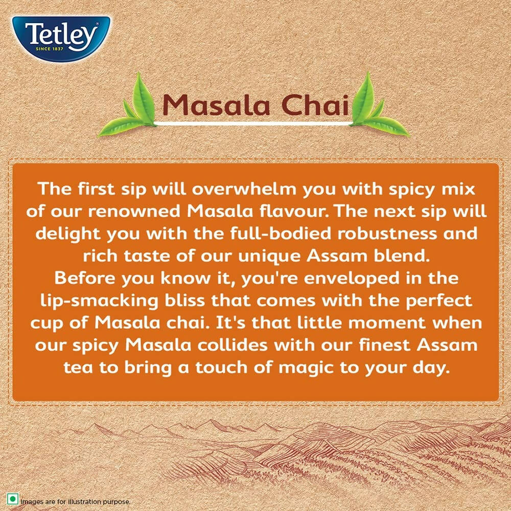 Tetley Masala Chai With Natural Flavour - diocart