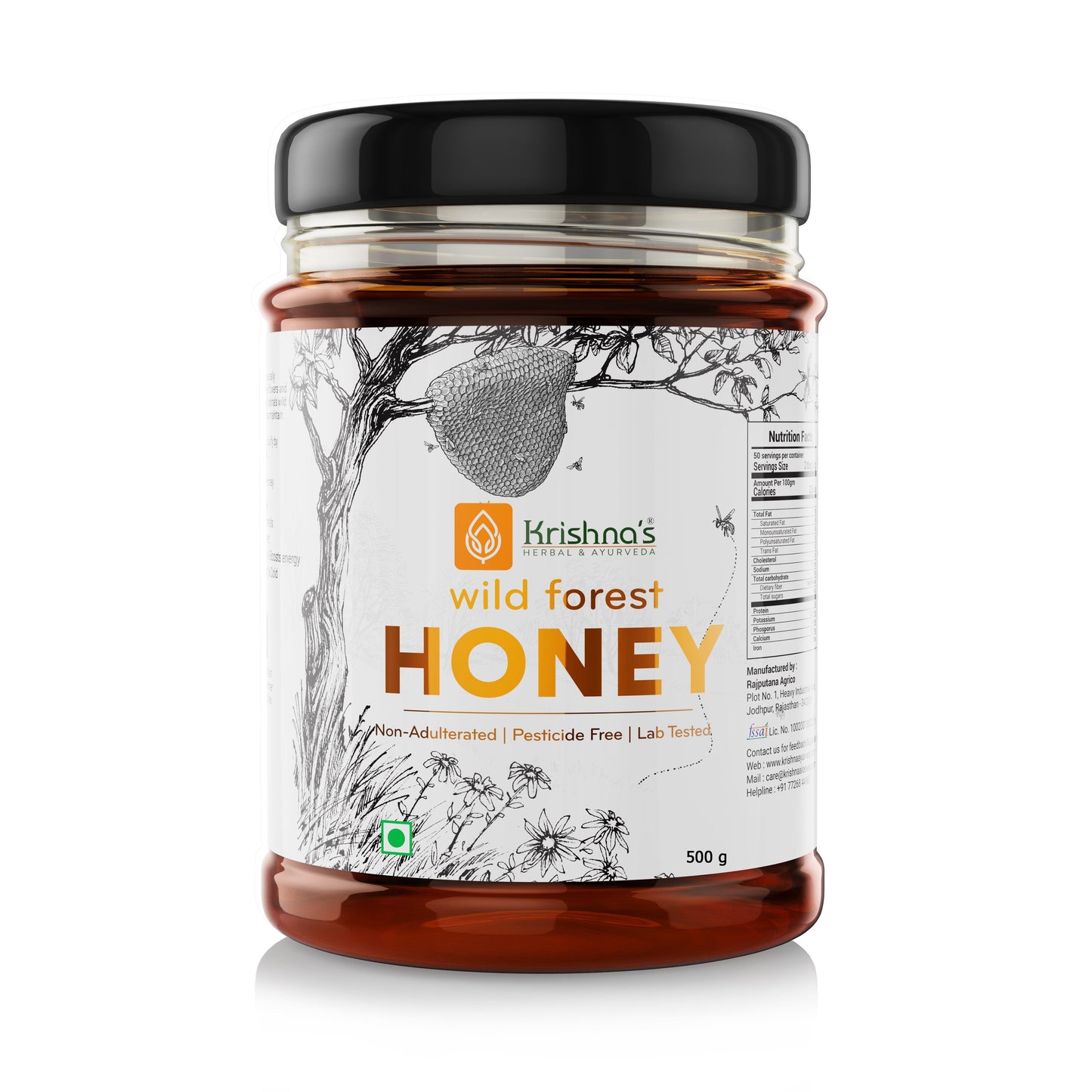 Krishna'S Herbal & Ayurveda Pure Wild Forest Honey