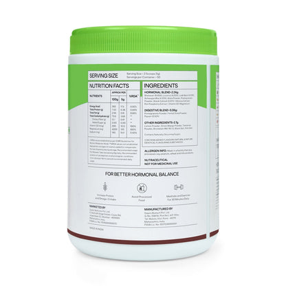 OZiva Plant Based HerBalance for Menopause Ingredients 