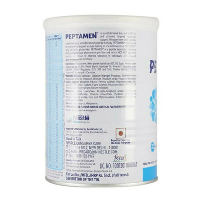 Nestle Peptamen Peptide Based Diet Powder - Whey Diet Powder for GI Function