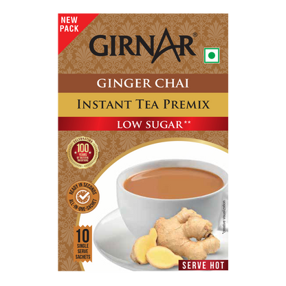 Girnar Instant Tea Premix With Ginger (Low Sugar)