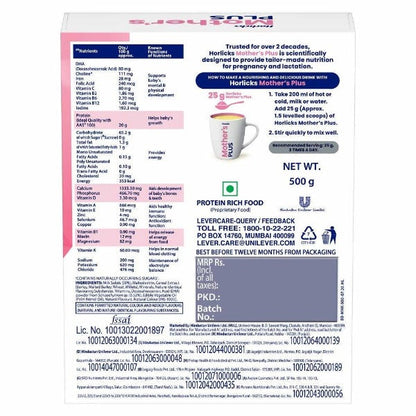 Horlicks Mother's Plus Kesar Flavour - Distacart