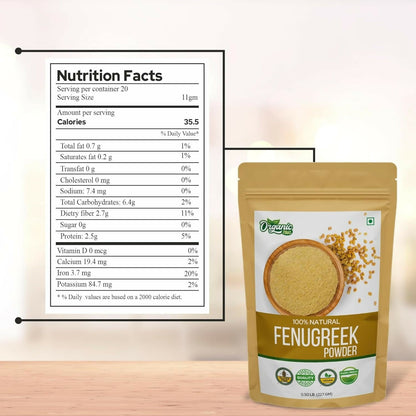 Organic Zing Fenugreek Powder