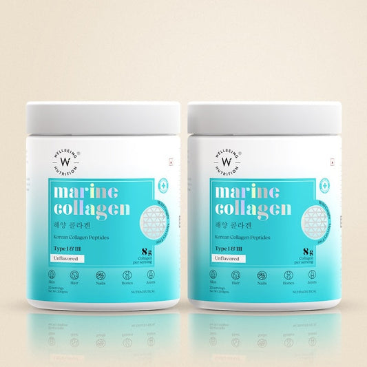 Pure Korean Marine Collagen Peptides | Unflavored | Combat Signs of Ageing