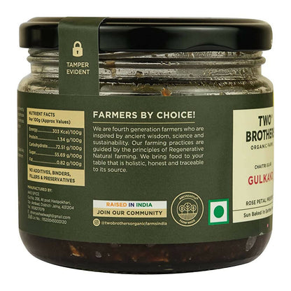 Two Brothers Organic Farms Natural Gulkand
