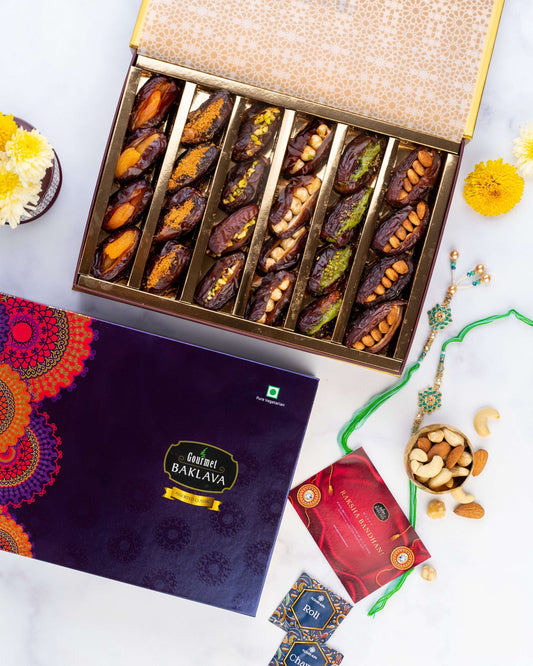 Empress Gourmet Baklava Stuffed Jumbo Medjool Dates