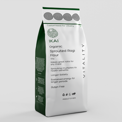 1 - Organic Sprouted Ragi Atta - 500 gm