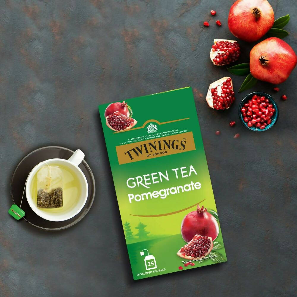 Twinings Green Tea Pomegranate Teabags - Distacart