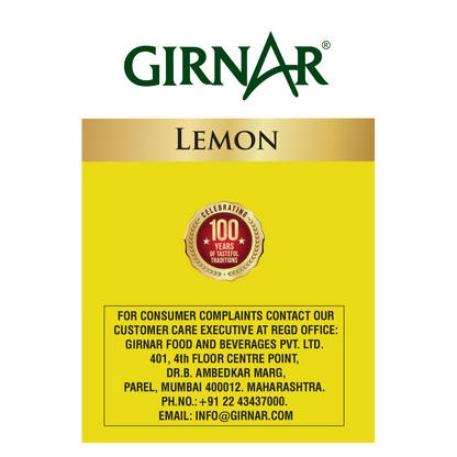 Girnar Black Tea Bags - Lemon
