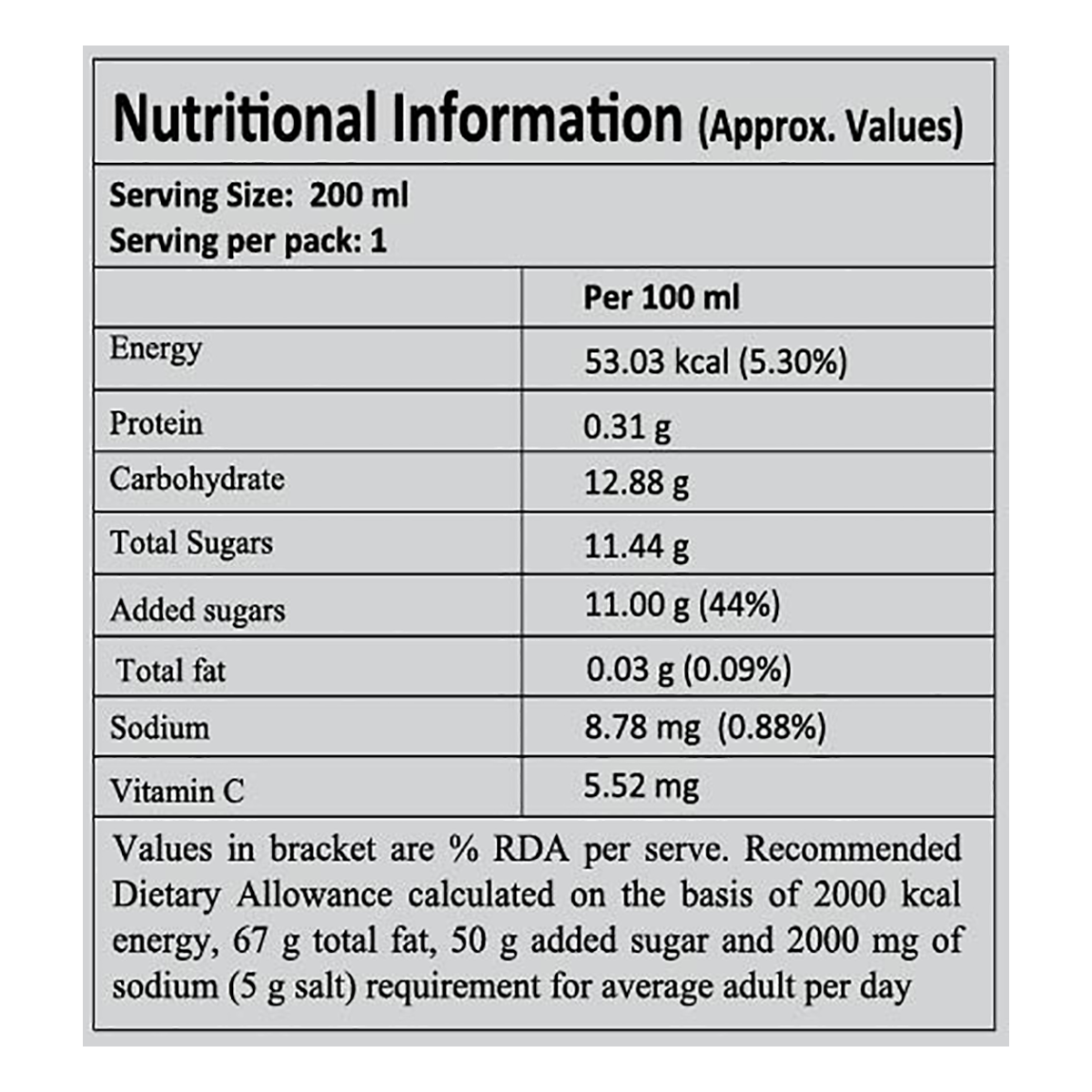 Patanjali Litchi Basil Drink