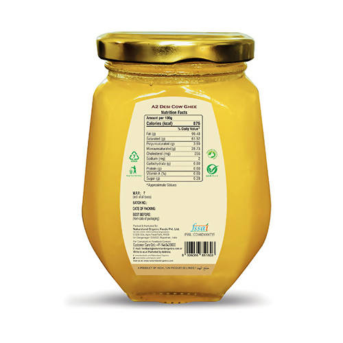 Nature Land Organics A2 Desi Cow Ghee - Distacart
