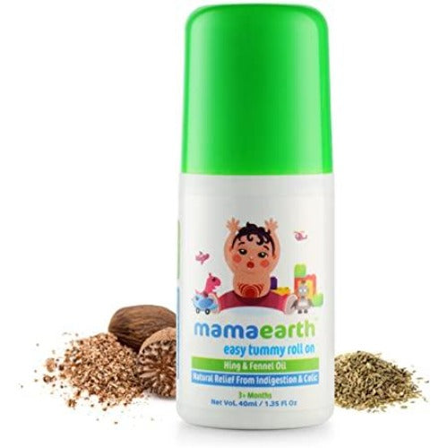 Mamaearth Easy Tummy Roll On For Relieves Tummy Discomfort & Soothes Gas Pain