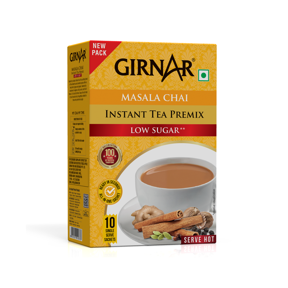 Girnar Instant Tea Premix With Masala (Low Sugar)