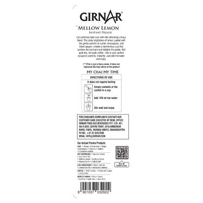 Girnar Instant Premix Mellow Lemon