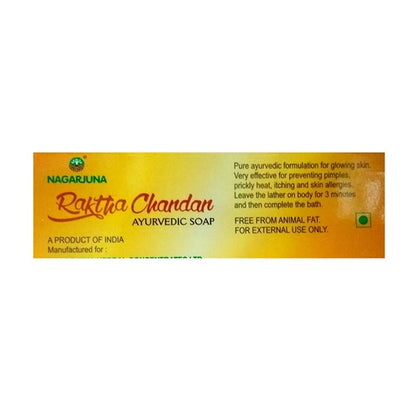 Nagarjuna Ayurveda Raktha Chandan Soap Ingredients