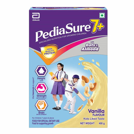 Pediasure 7 Plus Oats & Almond Nutrition Drink Powder Vanilla Flavour