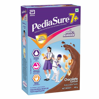 Pediasure 7 Plus Oats & Almond Nutrition Drink Powder Chocolate Flavour for Infants