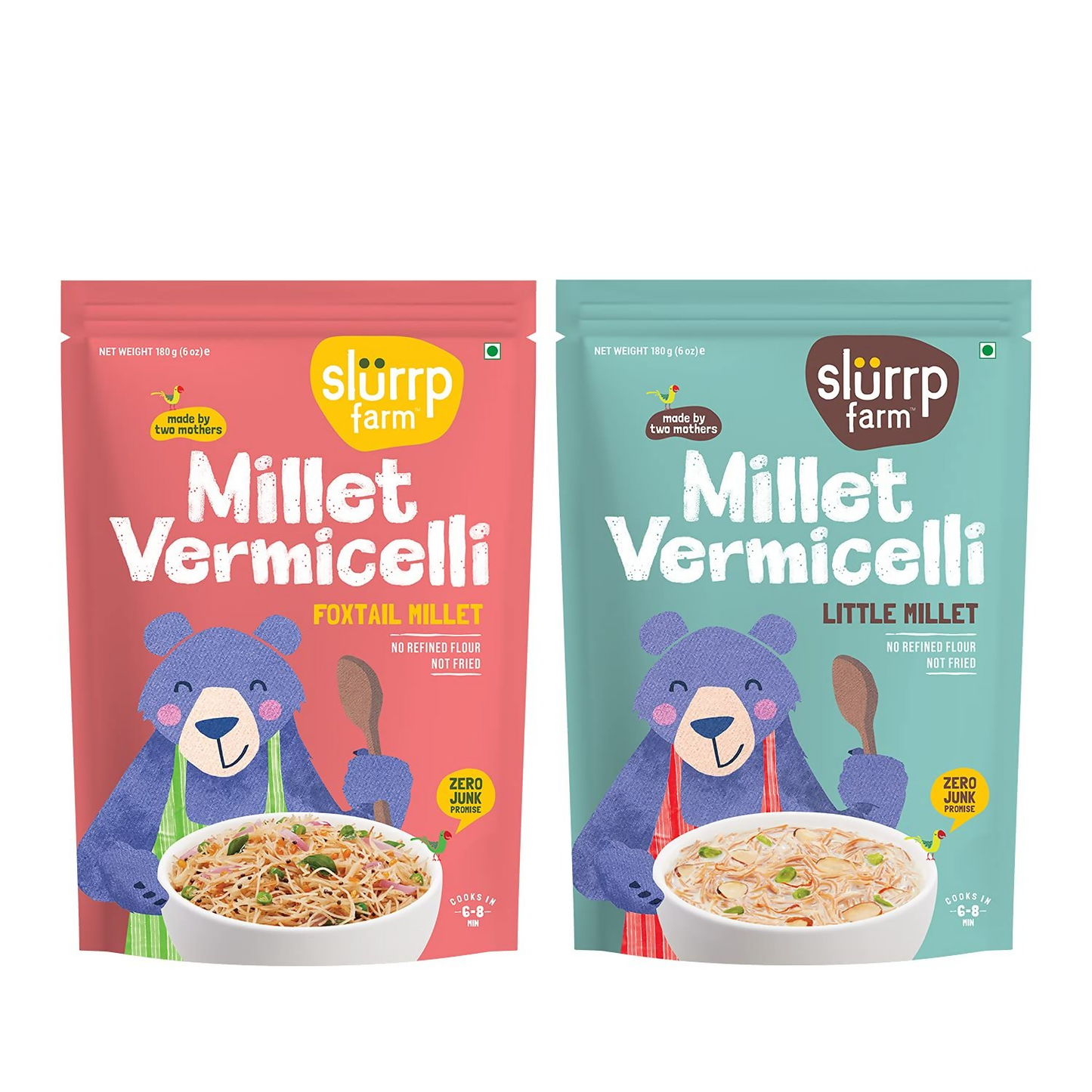 Slurrp Farm Foxtail & Little Millet Vermicelli Combo
