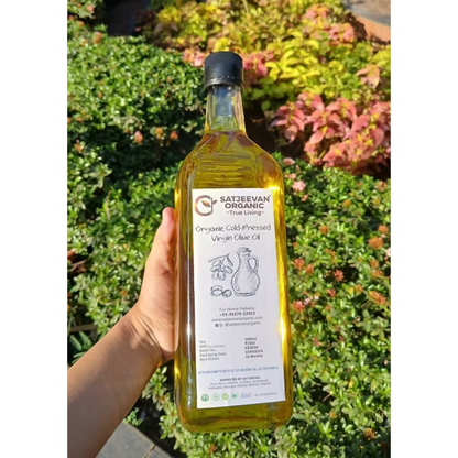 Satjeevan Organic Cold-Pressed Virgin Olive Oil