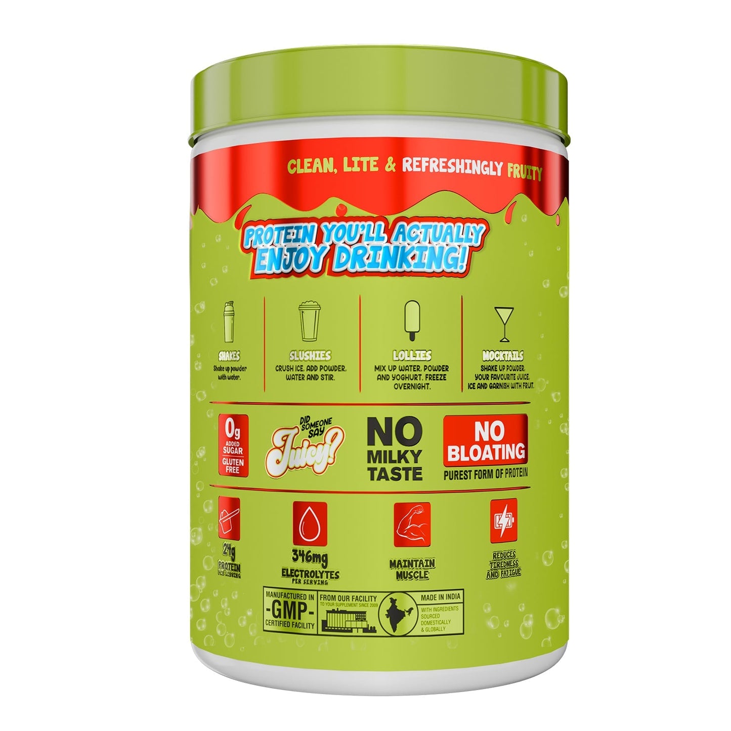 Big Muscles Nutrition Fizzy Whey & Shaker Combo