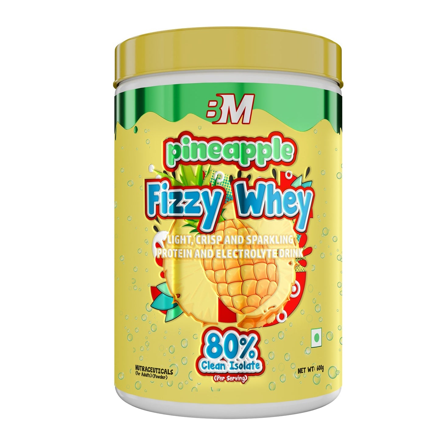 Big Muscles Nutrition Fizzy Whey & Shaker Combo