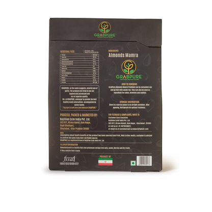 Grabpure Mamra Almonds/Mamra Badam Dry Fruits