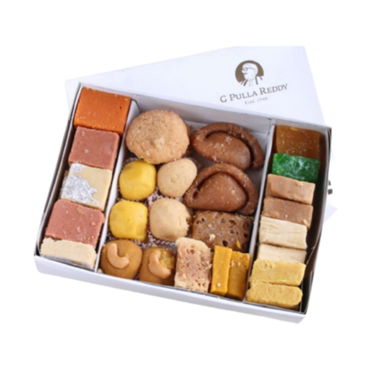 Pulla Reddy Assorted Sweets | Pure Ghee Assorted Sweets for Gifting | Pulla Reddy Assorted Ghee Indian Sweets