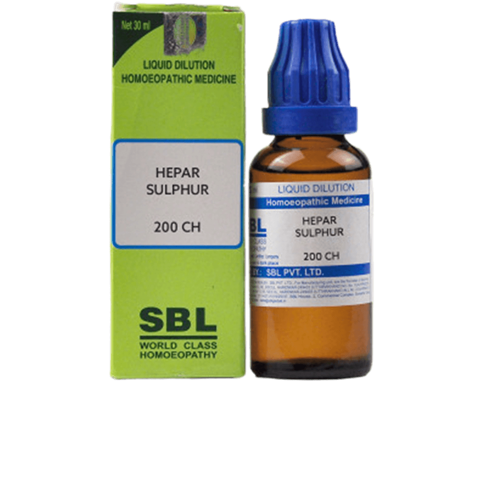 SBL Homeopathy Hepar Sulphur Dilution