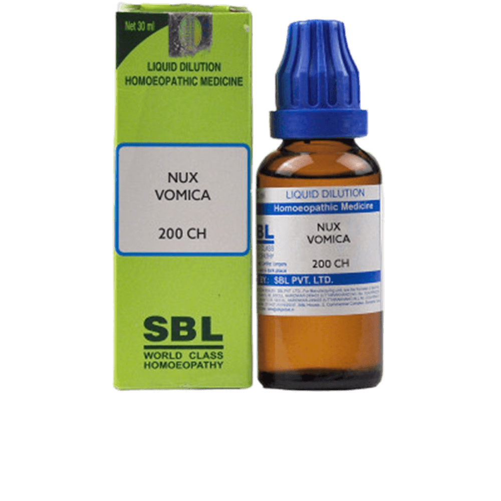 SBL Homeopathy Nux Vomica Dilution