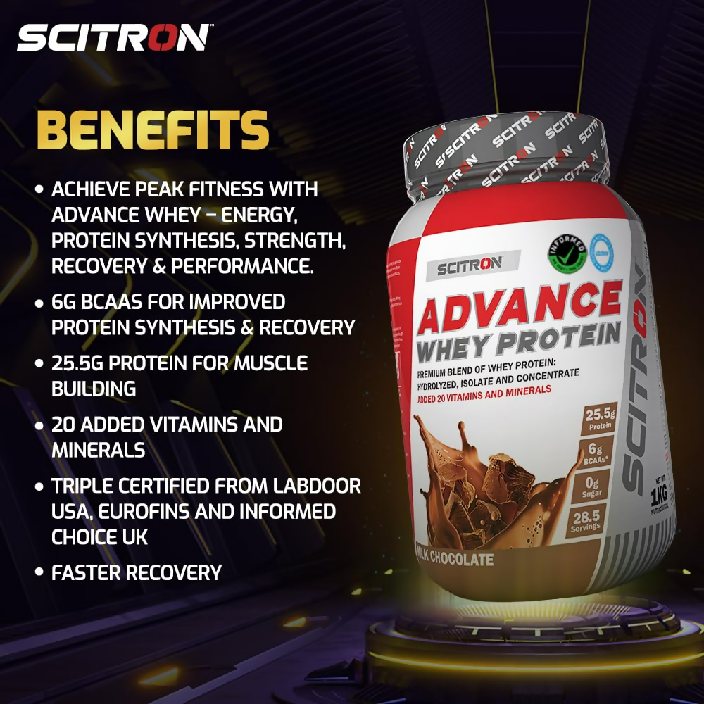 Scitron Advance Whey Protein Milk Chocolate Flavor