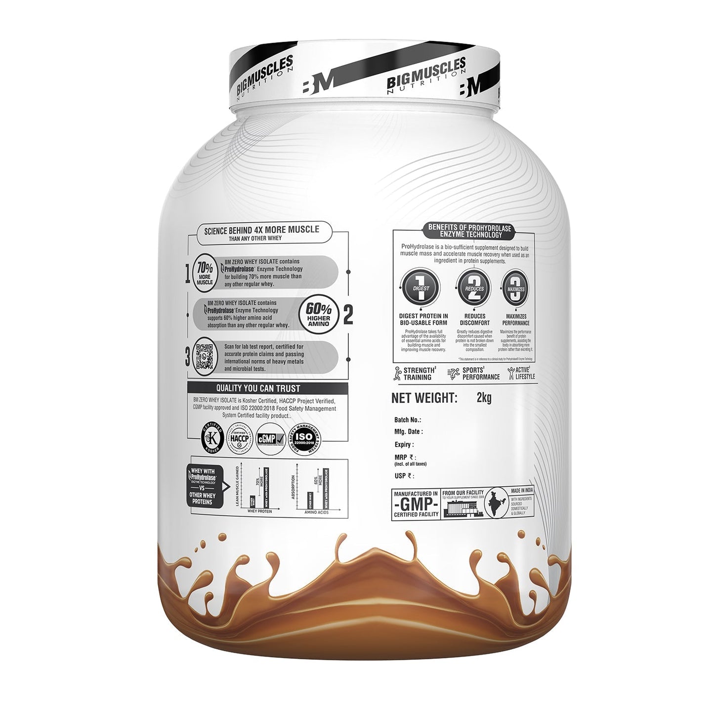 Big Muscles Nutrition Zero Whey Protein