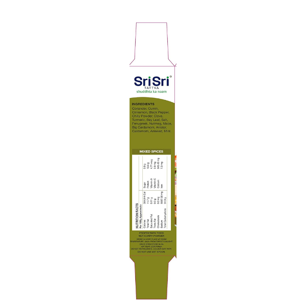 Sri Sri Tattva Biryani Masala Powder Ingredients