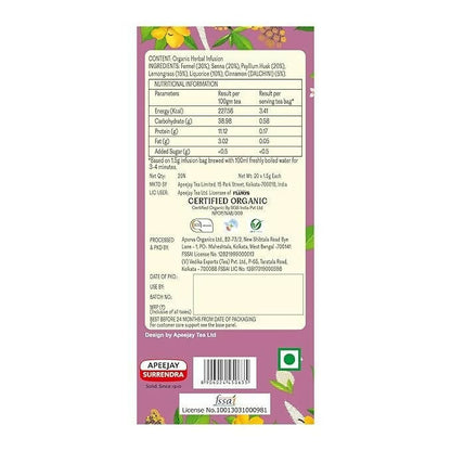 Flurys Slim Tea – Detoxing Organic Herbal Tea with Fennel