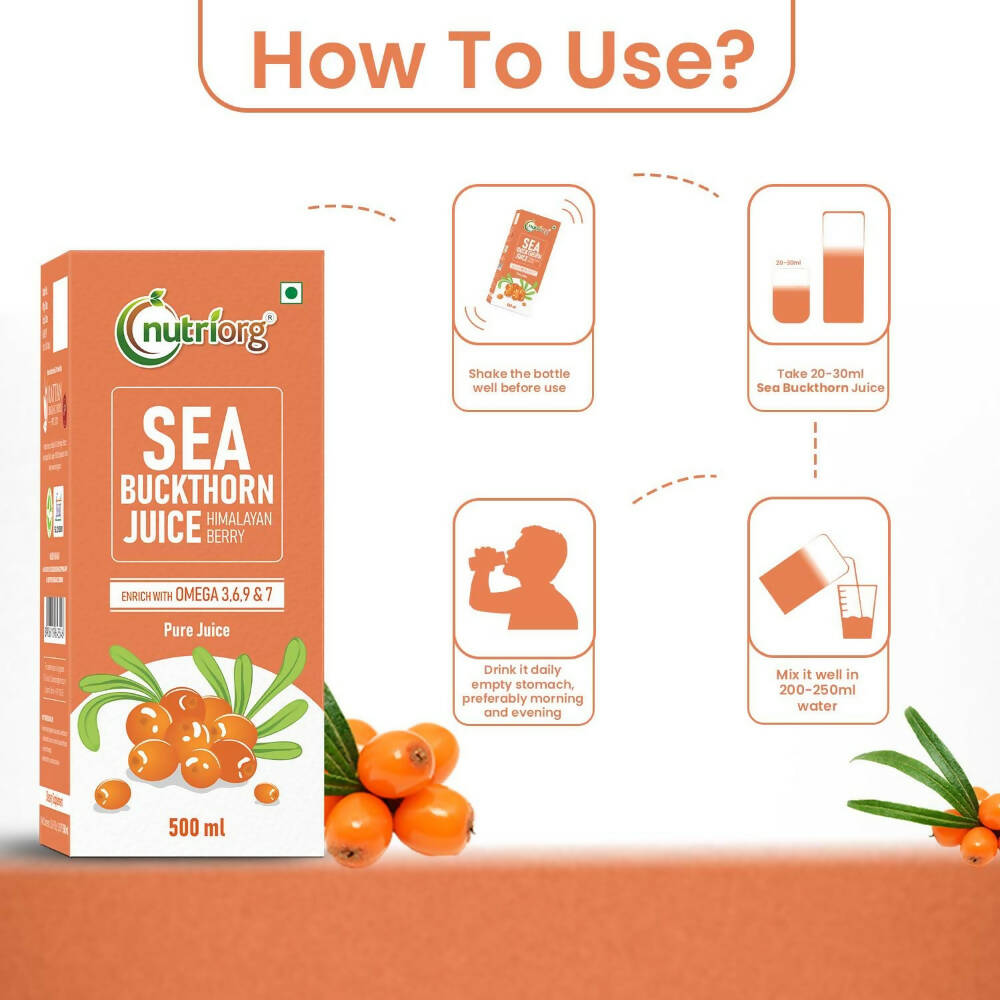 Nutriorg Seabuckthorn Juice - Distacart