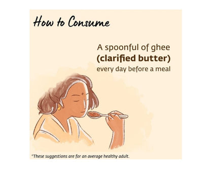 Isha Life Pure A2 Desi Cow Ghee | Made Traditionally from Curd | Made from Grass-fed Free Grazing Desi Cows' Milk