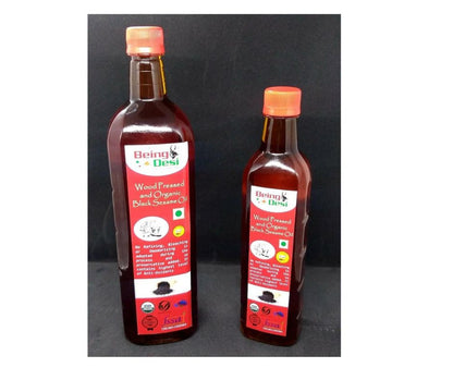 Being Desi Wood pressed Organic Black Sesame Oil