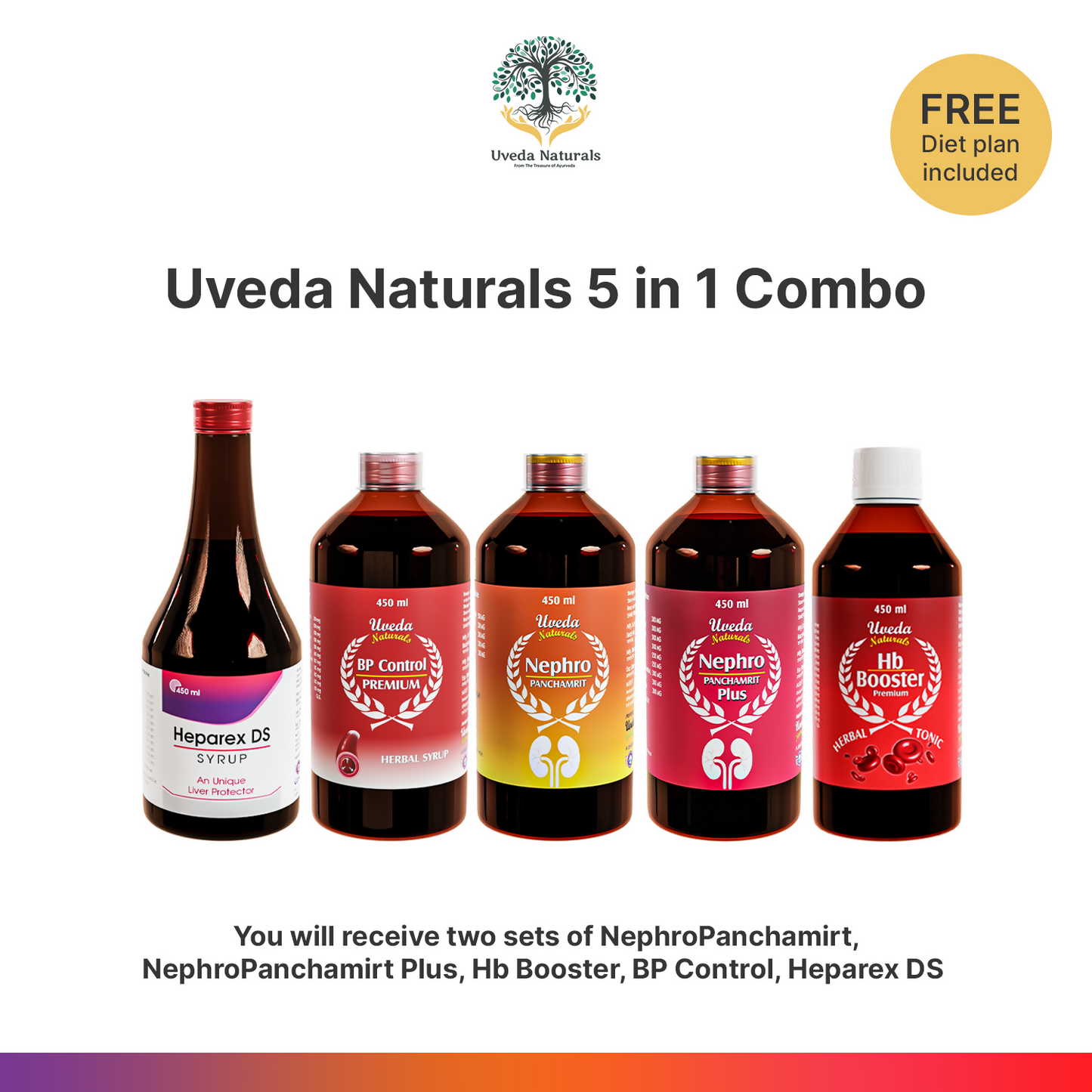 Uveda Naturals 5-in-1 Combo