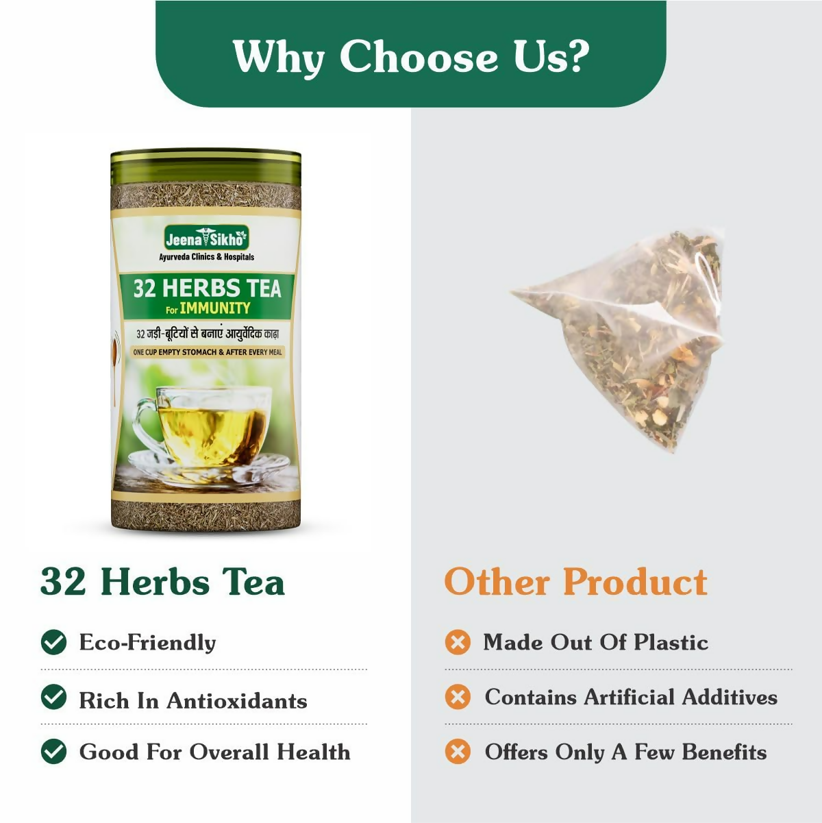 Jeena Sikho 32 Herbs Tea- Natural Body Detox Kahwa