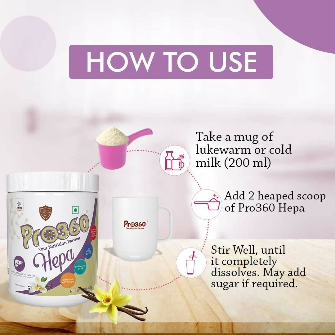 Pro360 Hepa Liver Care Protein Powder - Distacart