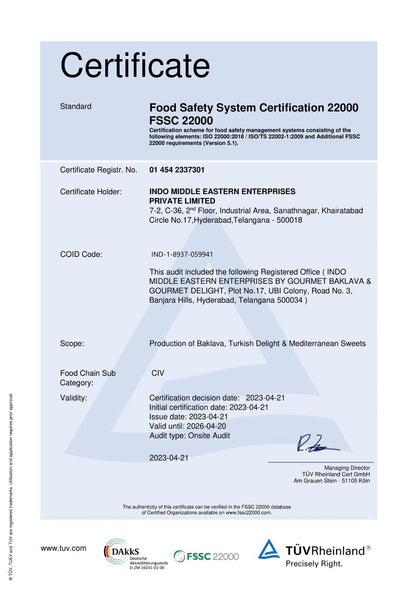 Gourmet Baklava Biscoff Nest Baklava